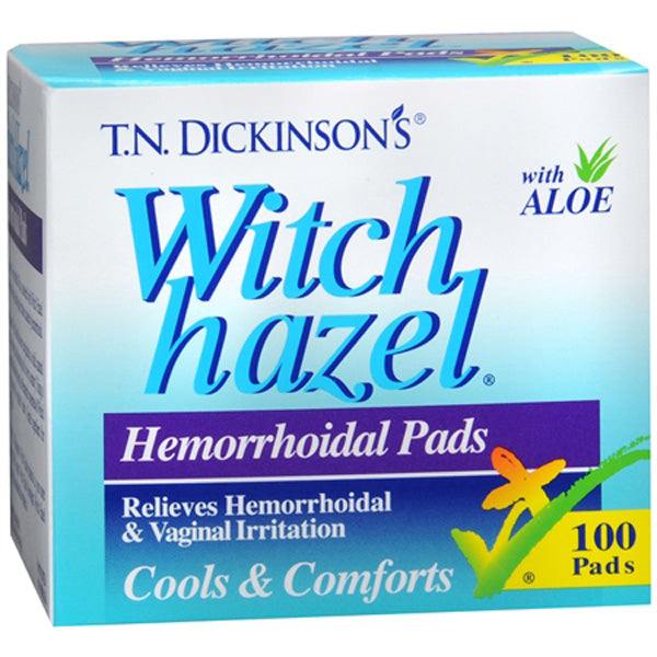 HUMPHREYS - T.N. Dickinson Hemorrhoidal Pads - 100 Pads Cheap