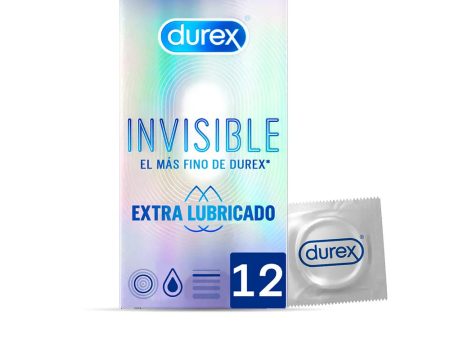 Preservativos invisíveis extra lubrificados 12 unidades. Online