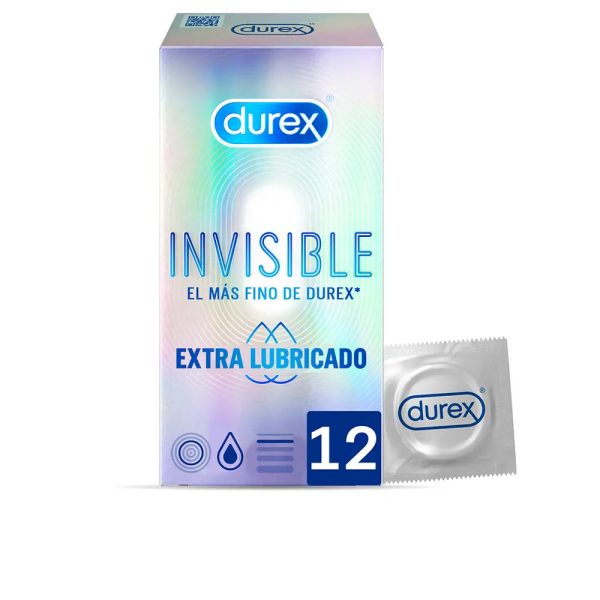 Preservativos invisíveis extra lubrificados 12 unidades. Online